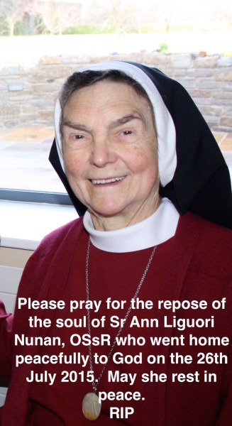 sr ann liguori ossr rip