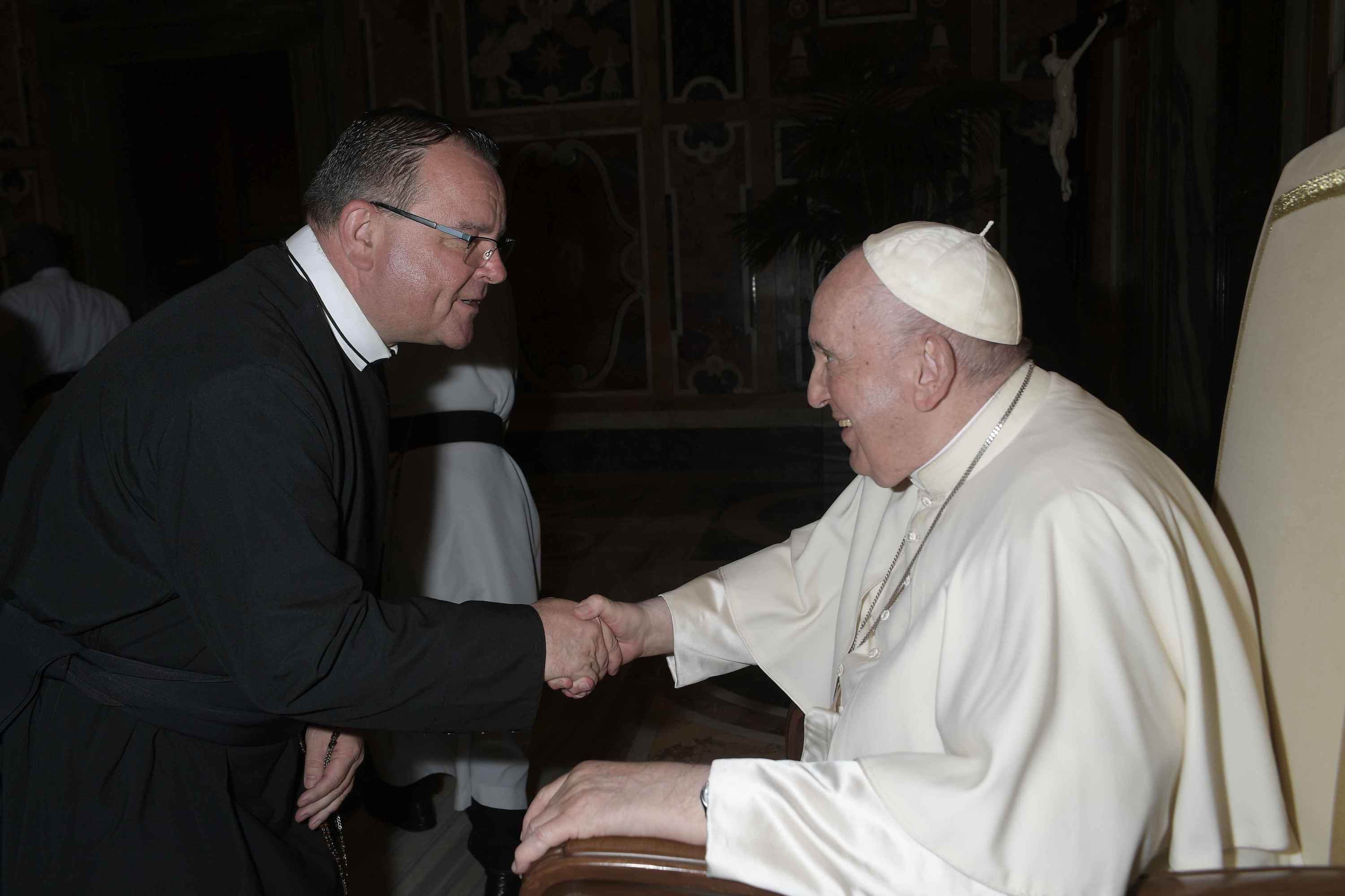 pope francis and fr provincial cssr