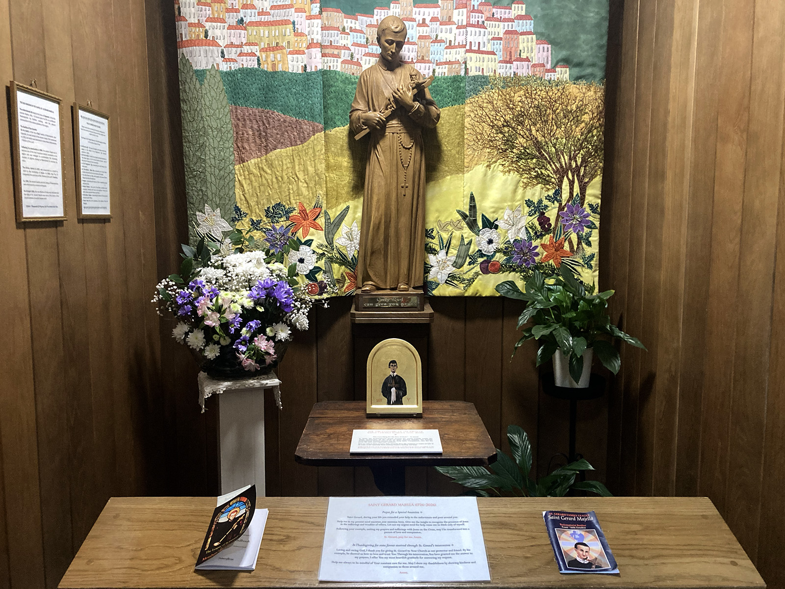 Shrine of St Gerard Majella - Bishop Eton October 2025