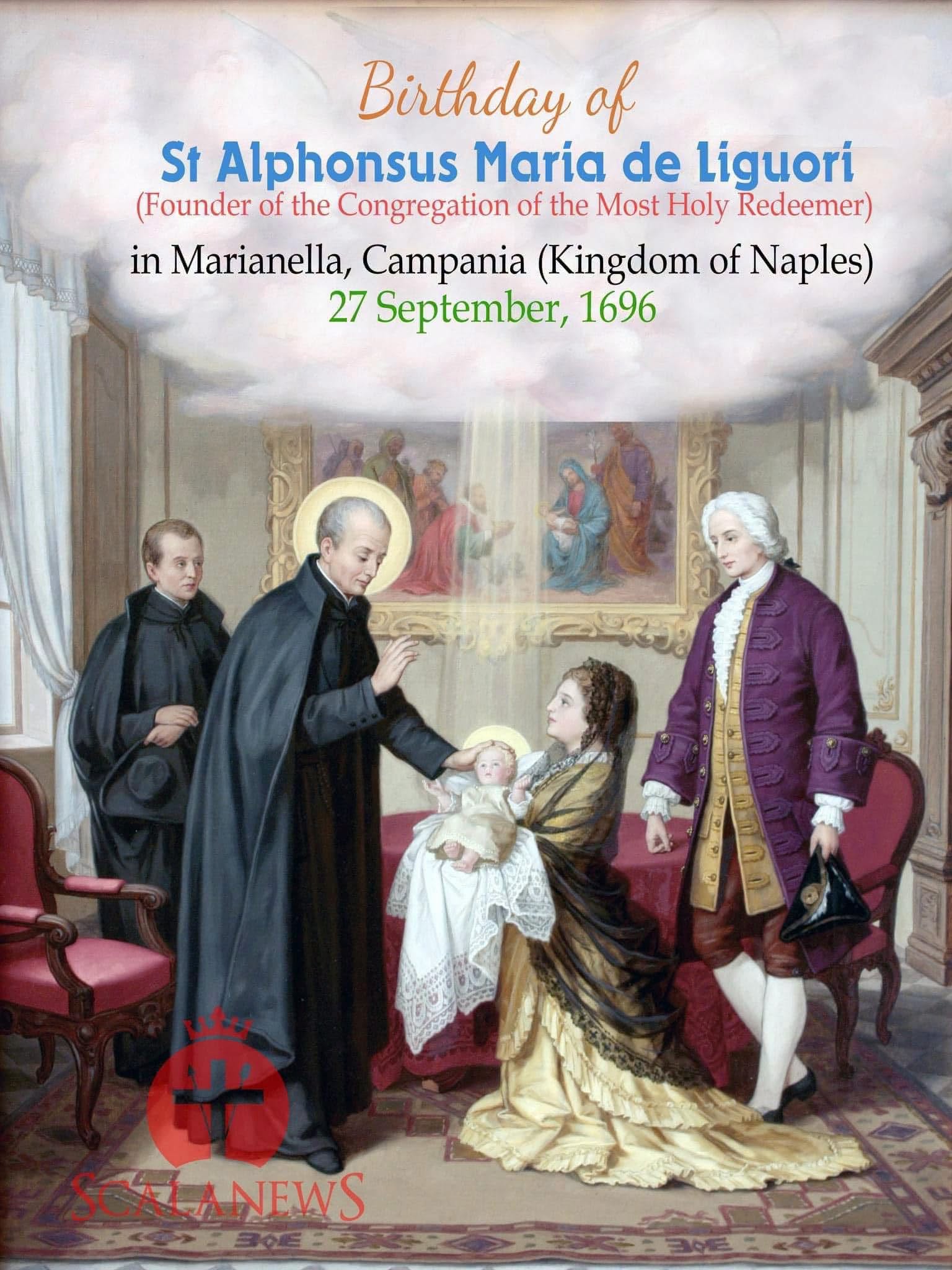 bday of st alphonsus