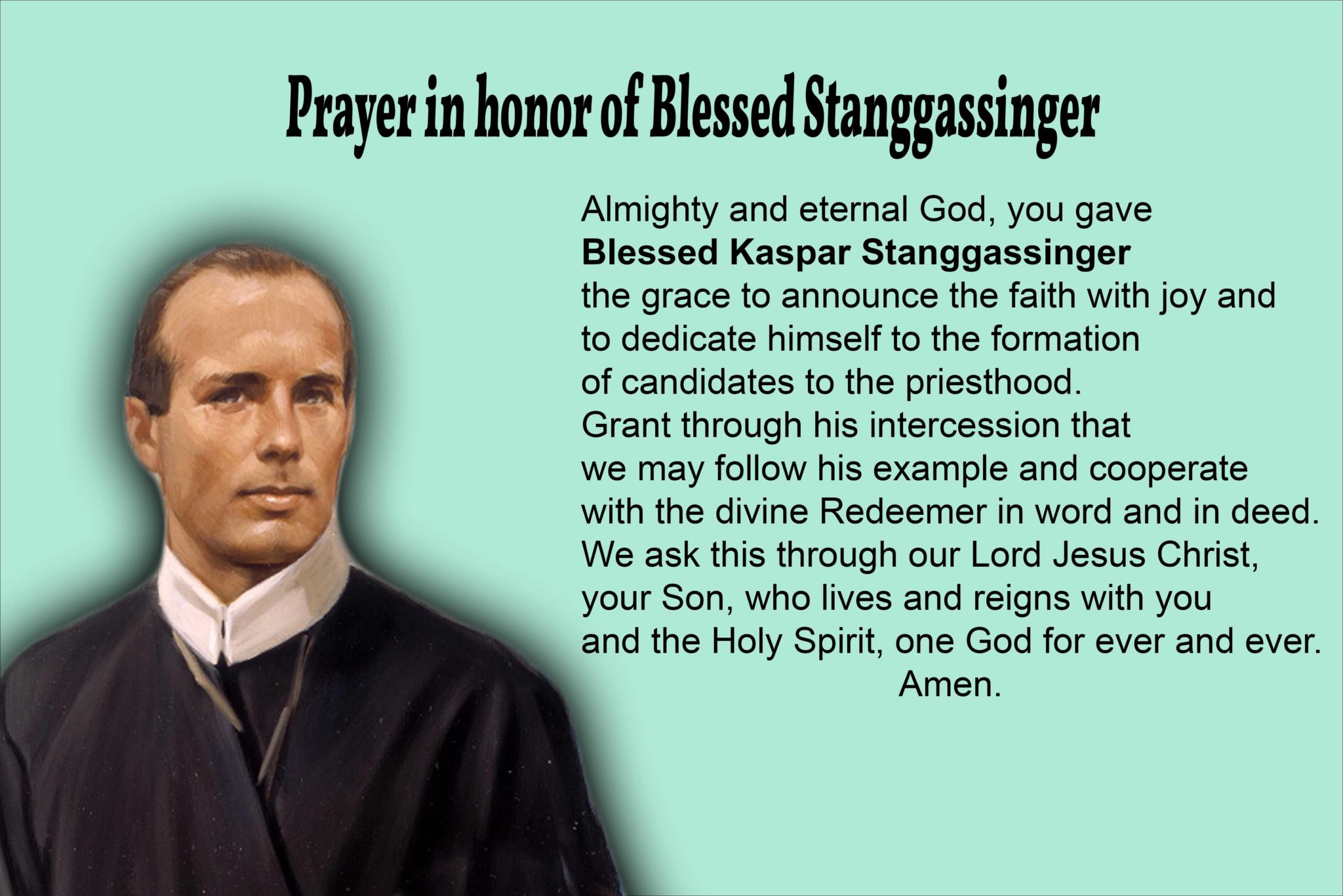 blessed stanggassinger
